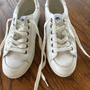 Coach Porter Classic White Lace-Up Sneakers 8B